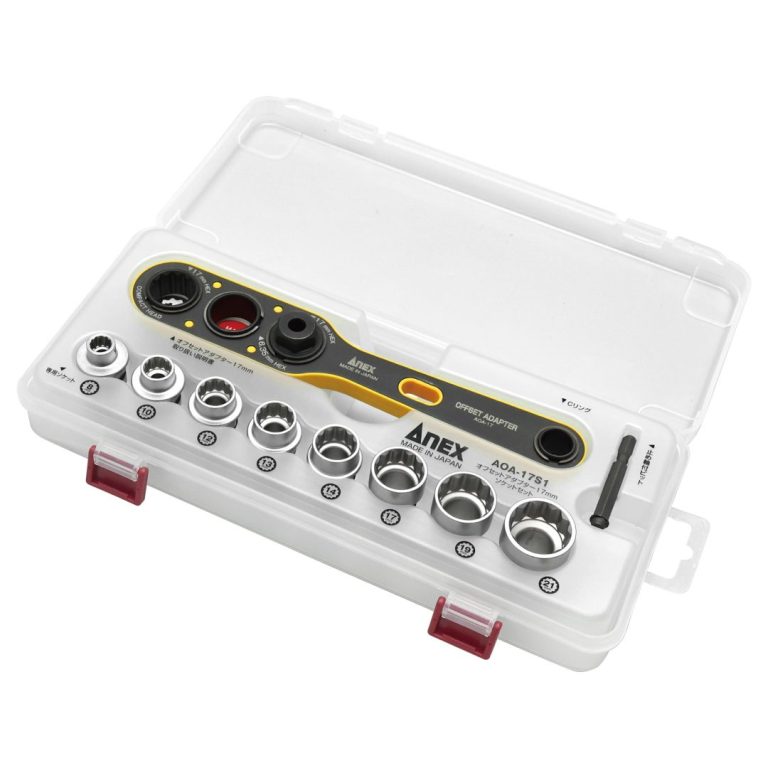 日本 ANEX 安耐適 AOA系列 轉換延長板手 直角轉接頭 轉角器 19S1 19S2 19S3 17S1