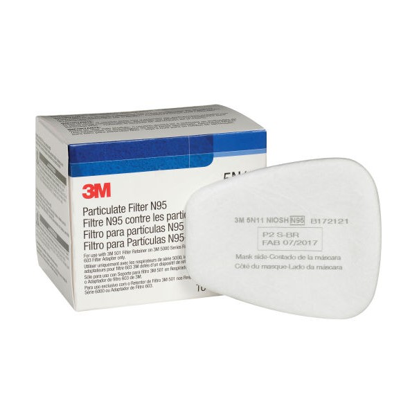 3M 5N11 防毒面具濾棉 10入