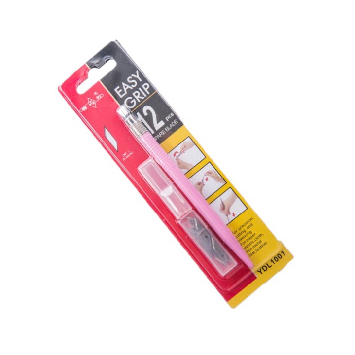 Easy Grip 高碳鋼 30度筆刀 附12片刀片