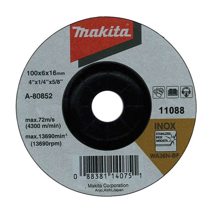 Makita 牧田 平面砂輪研磨片 A-80852