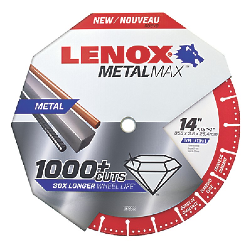 美國 LENOX金鋼狼 4" 耐用鑽石鋸片