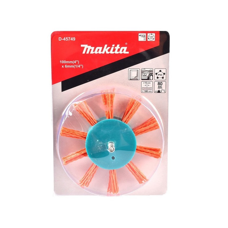 Makita 牧田 #80 尼龍輪皮刷 ⠀⠀ D-45749