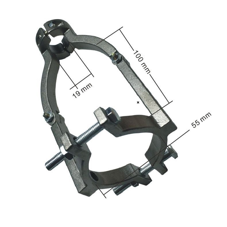 新款不鏽鋼兩用 台鑽 電鑽角鑿支架 固定支架 角鑿支架 方孔鑽支架 電鑽改裝支架 